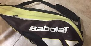 BABOLAT AERO 6 PACK YELLOW RACKET RACQUET BAG  BACKPACK