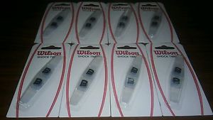 Wilson Shock Trap Tennis Dampener Clear and Black Lot of 8