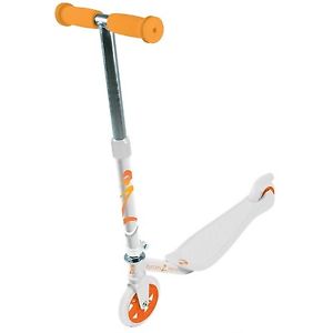 Zycom Mini Trottinette Pour Enfant Blanc/Orange Hauteur Réglable à Enfiler