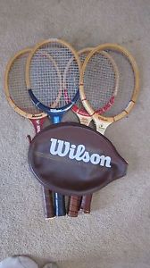 VINTAGE WOODEN TENNIS RACQUETS Jack Kramer Midsize