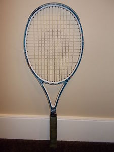 Vintage VTG Rare Spalding Demin Jeans tennis racquet racket midsize 4 1/2 grip