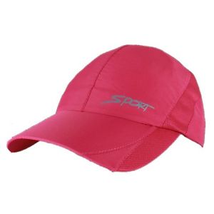 Unisex Lightweight Ultra Thin Running Tennis Sports Performance Cap Hat Red