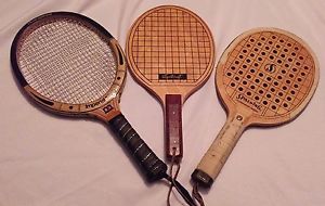 3 Vintage raquet ball paddles and racket Paddle Ball Racquet Spalding Sportcraft