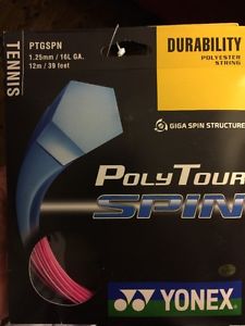 Yonex Poly Tour Spin Tennis String - 2 sets