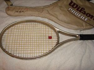 Xlnt Wilson Profile 110 2.7 Si Tennis Racquet 4 5/8. Minor use only w case.