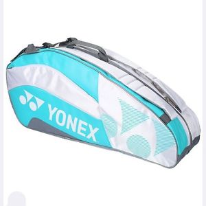 Yonex Tournament Active Series 6-Pack Tennis Bag White/Aqua