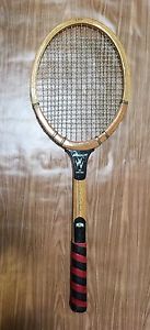 Vintage WOODEN Tennis Racquet SPORTFLITE FIBRE WELDED THROAT PROFESSIONAL MODEL