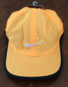 Unisex One Size Nike Dri-Fit Orange Feather Light Adjustable Tennis Hat 611811