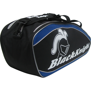 BLACK KNIGHT BG424 Racket Bag - Black/Blue - Authorized Dealer - Reg $40