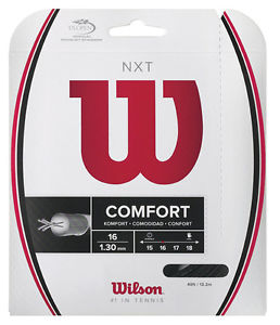 WILSON NXT 16 - tennis string set - black - Arm Friendly Multifillament