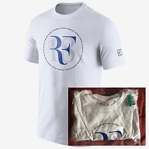 Nike Court Tennis Roger Federer Grand Slam RF 18 T Shirt QS Celebration XL