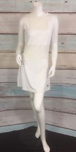 Adidas White Sheer Tennis  Dress Size M