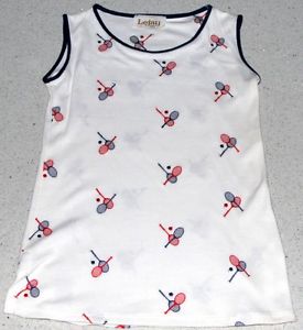 GIRLS TENNIS DRESS (by Leejay) 50/50 PolyCotton 