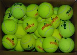 Fifty (50) Used Tennis Balls CLEAN Used for Tennis Only Many Uses Dogs Household