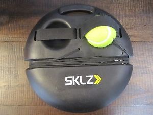 SKLZ PowerBase Tennis Solo Trainer Off Court Train & Exercise Aid w/ one ball