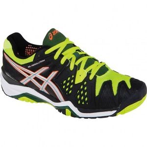 ASICS Gel Resolution 6 Men's Tennis shoes sneakers - Black - Reg $150