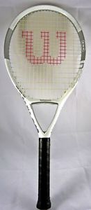 WILSON nCODE N1 115 OVERSIZE TENNIS RACQUET RACKET STRUNG 4-3/8" NICE FREE SHIP