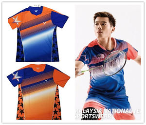 2017 VICTOR men's Outdoor sports Tops tennis/badminton Clothes T shirts 6022