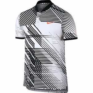 Roger Federer Nike White Polo 2017 Australian Open XS