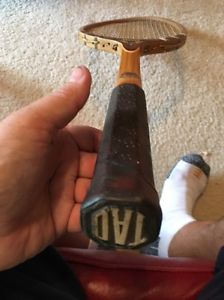 Antique Vintage Wood Tennis Racquet Davis Hi-Point Tao W/ Strings