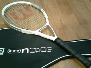 Wilson Ncode N1 OS 115 Tennis Racket/Racquet 4 1/4 + Original Case  MINTY FRESH!