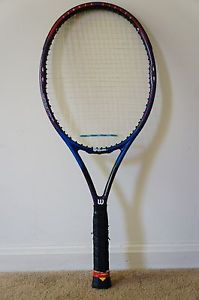 Wilson Hammer 5.8  4 1/2 inch Grip 110 sq inch Tennis Racquet & Shoulder Bag