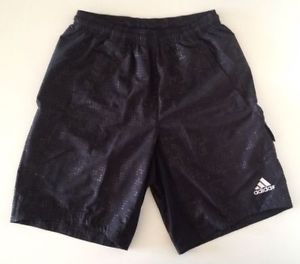 New Men's Adidas Clima Cool Edge Bermuda Black Tennis Shorts Size Small S LOOK!