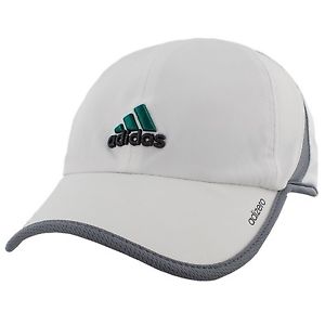 adidas Men's Adizero Cap White/Light Grey Heather/Mystery Blue