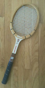 Vintage Wilson Jack Kramer Super Stroke Wooden Tennis Racket