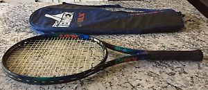 VINTAGE Pro Kennex Infinity ULX Graphite Kevlar Oversize TennisRacket&Case,4.25"