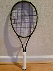 Wilson blade 98 tennis racquet 16X19 with new string.