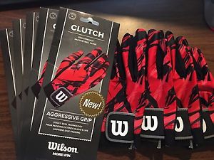 Wilson Racquetball Gloves Clutch 5 New and 4 slightly used - Size S