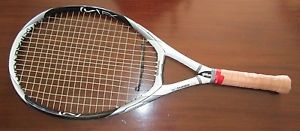 WILSON k FACTOR [k] THREE 3 FX 115 OVERSIZE STRUNG TENNIS RACQUET 4-3/8" NICE