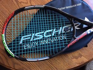 Fischer M Twin Ted Motion Magnetic Speed 4 3/8" Tennis Racquet Test/Sample