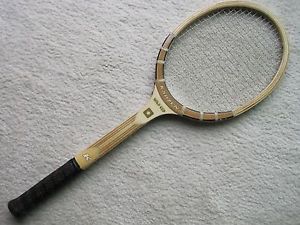 Karzen Gold Cup Wooden Tennis Racquet RARE!