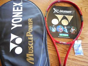 New/Rare Old Stock Midsize Ultimum Titanium Yonex RD Ti 70Tennis Racquet w/cover