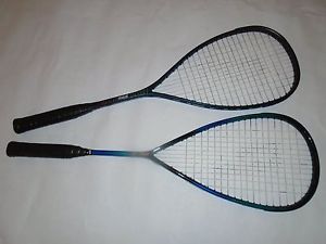 Two Prince Squash Racquets. Extender Pro Comp OS and Extender OS Lite. VG.