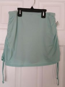 BeUp Activewear BEST ON COURT Tennis Skort  Pleated Mesh Sides Aqua Sz M $54