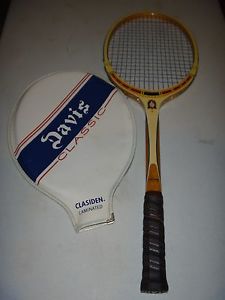 VTG TAD DAVIS CLASSIC TENNIS RACQUET RACKET W/Original COVER EXCELLENT RARE