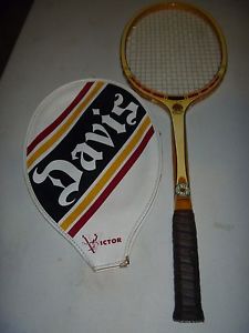 VTG TAD DAVIS CLASSIC TENNIS RACQUET RACKET WITH COVER EXCELLENT RARE