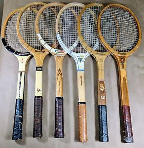 Vintage Wooden Tennis Racket Wood Racquet Collectable Antiques GREAT FOR ART TOO