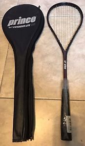 Vintage Prince Extender Lite 185 Squash Racquet w/ case  NEW Purple