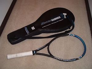 MINT!  Wilson Hyper Hammer 4.3 Carbon Tennis Racket  Grip 4 1/4  -- Used TWICE!!