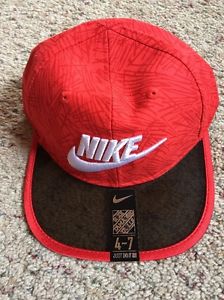 NWT NIKE LITTLE BOYS GIRLS  PRINTED CAP HAT Size 4 / 7