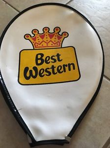 Vintage Best Western Tennis Racquet Cover 1980 Governors Open