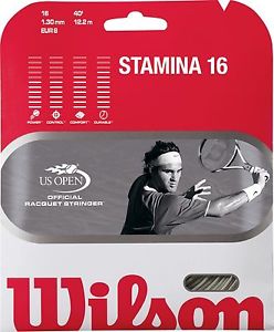 Wilson Stamina 16ga Extra Durable Tennis String (7 SETS)