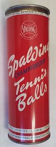 Antique / Vintage SPALDING TENNIS BALLS CAN ! ! !