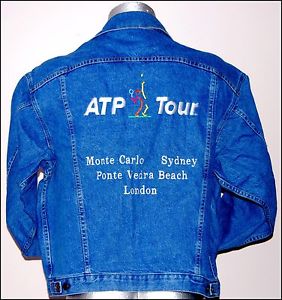 ATP TOUR  Denim Tennis Jacket (Men's L or XL) (Ask about our other ATP items)