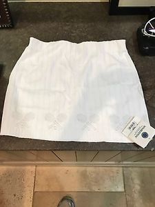 womens tennis clothing, New Wimbledon all white tennis set