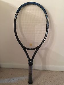 Wilson Carbon Hyper Hammer 4.3  4 3/8 grip Tennis Racquet Oversize 110